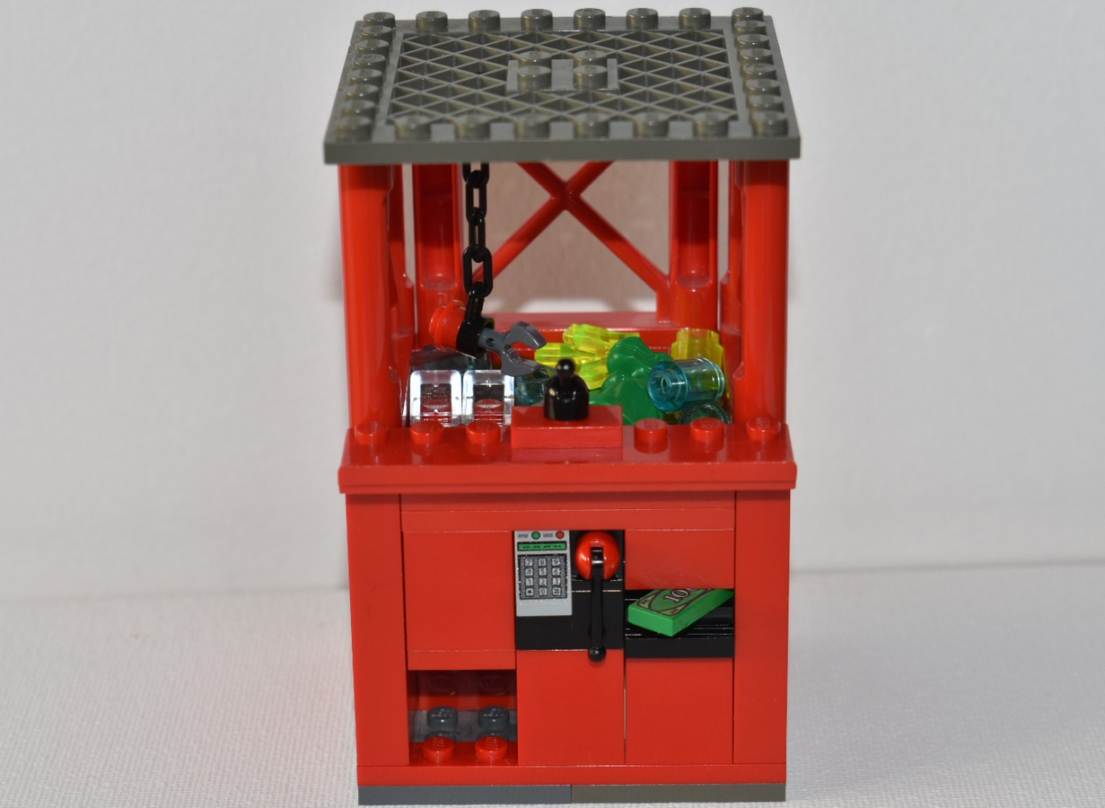 Lego store claw machine