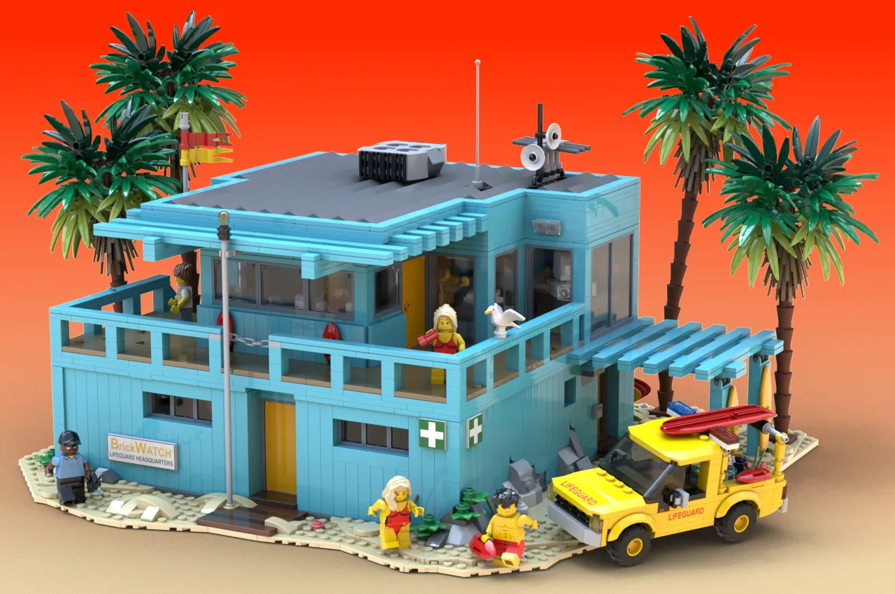 Lego best sale lifeguard set