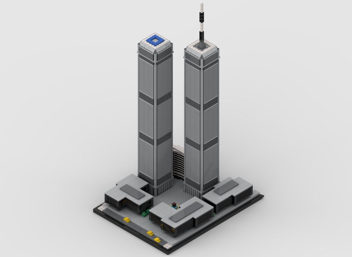 twin towers lego architecture