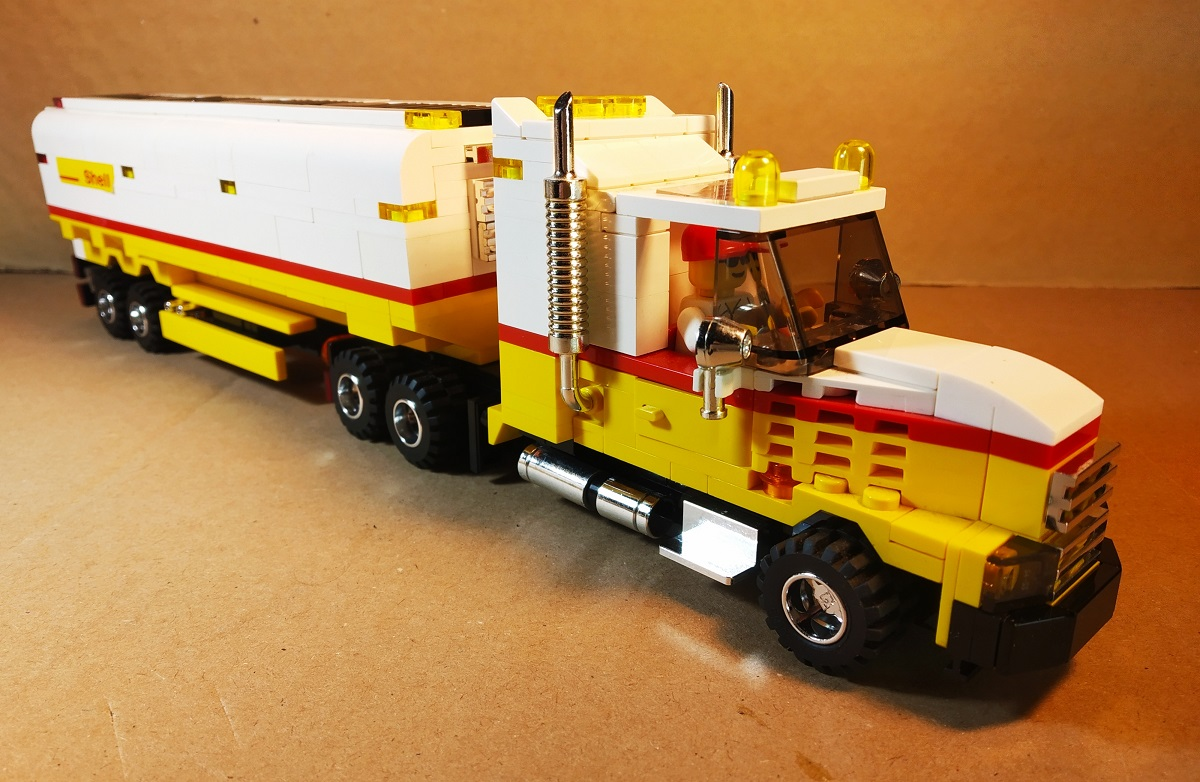 Lego shell truck on sale