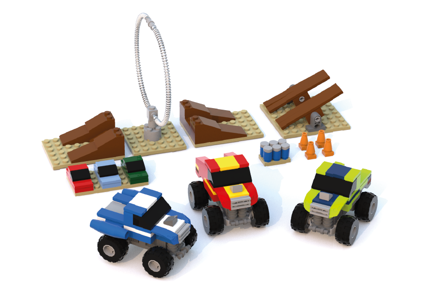 Race discount truck lego