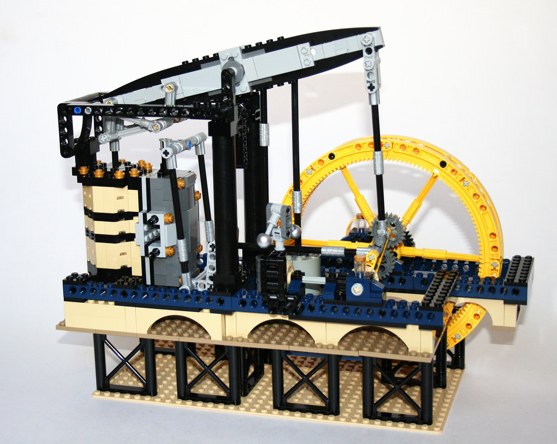 Gears and Pistons on Steam Shovel, The gears and steam pist…