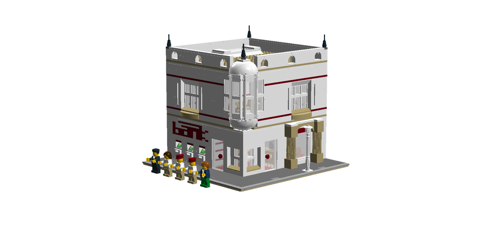 Lego bank hot sale building