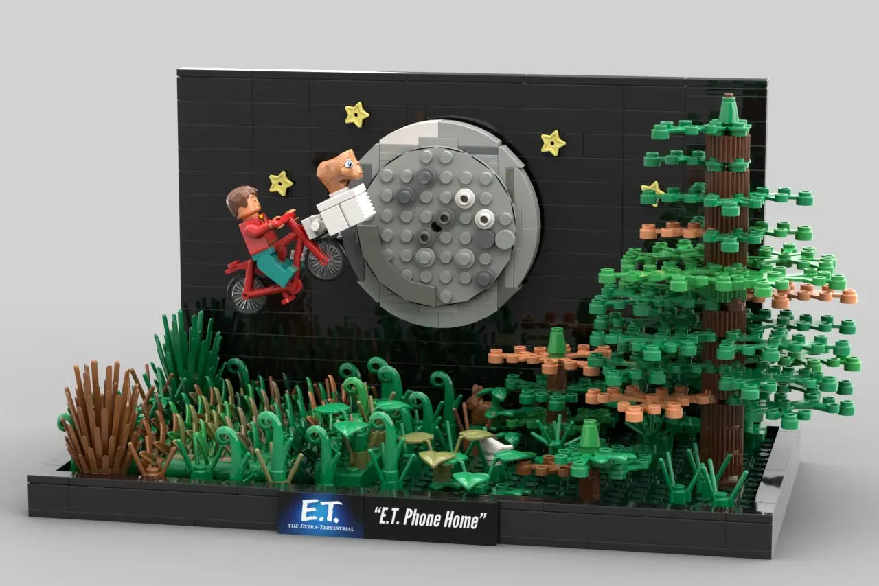 LEGO IDEAS E.T. The Extra Terrestrial E.T. Phone Home Diorama