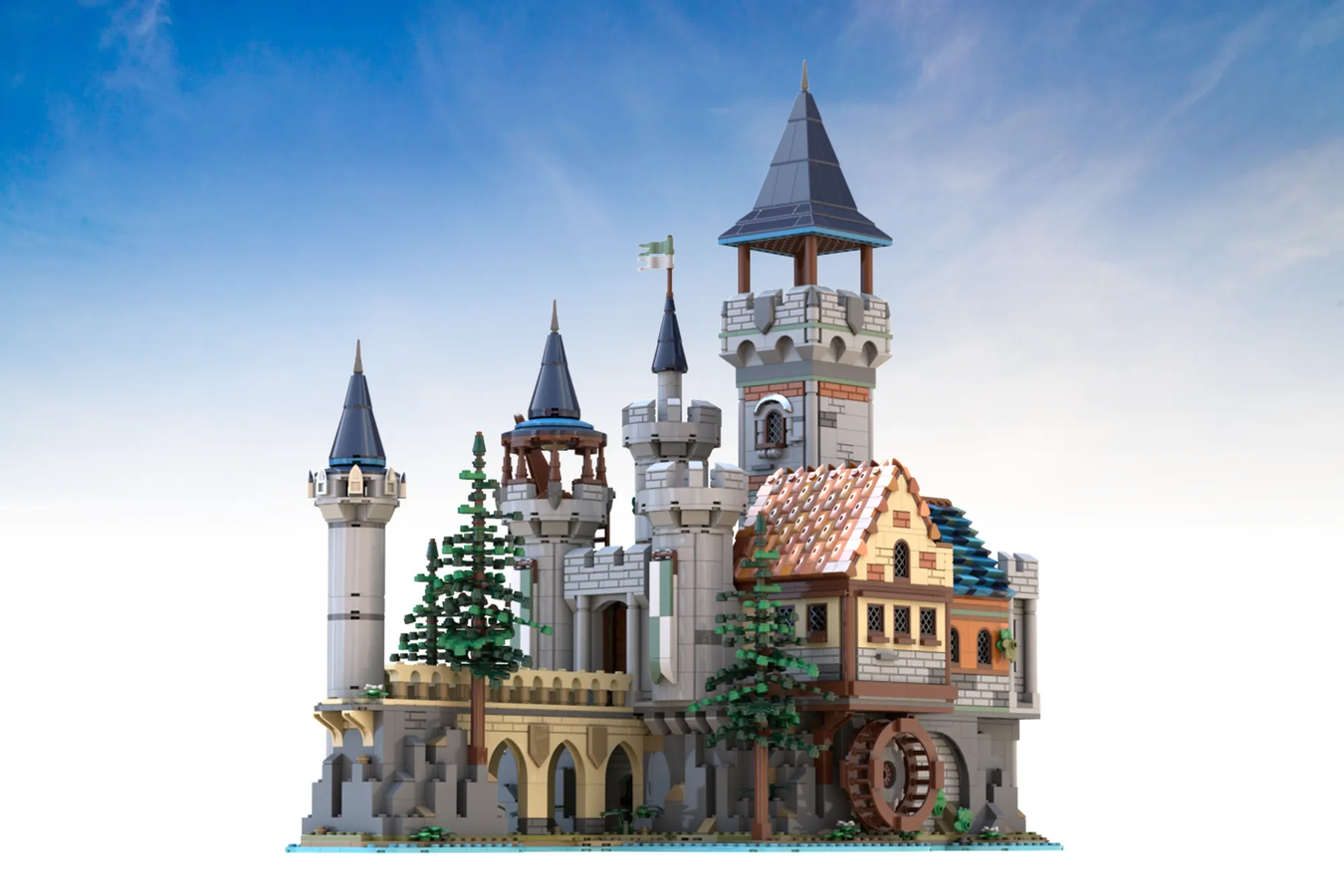 Medieval castle lego discount set