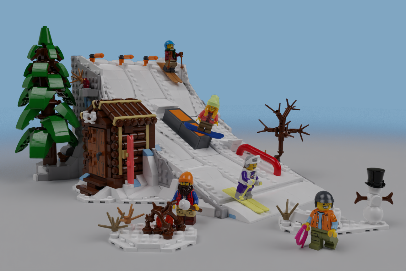 Lego snow best sale