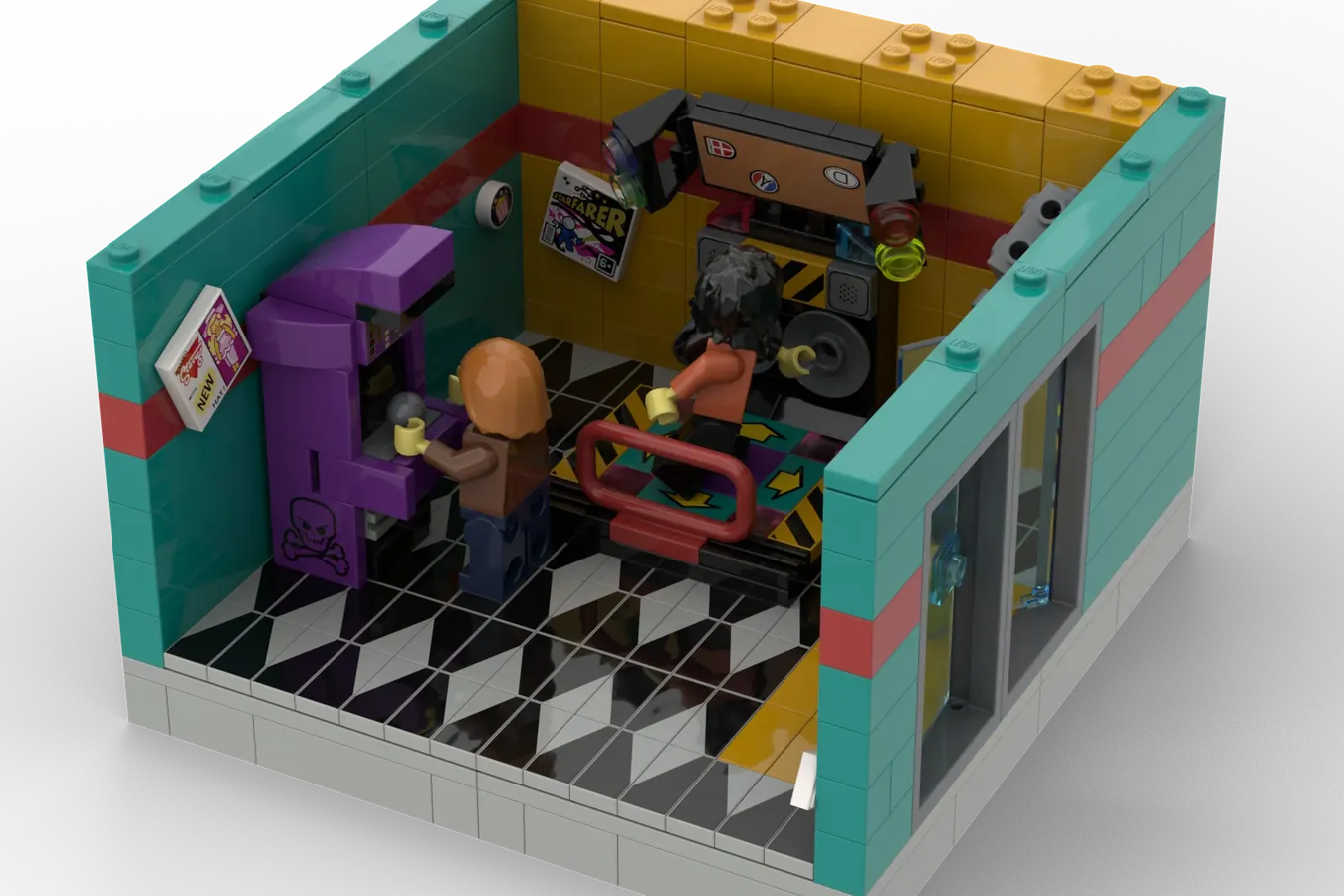 LEGO IDEAS Mini Arcade Room Set