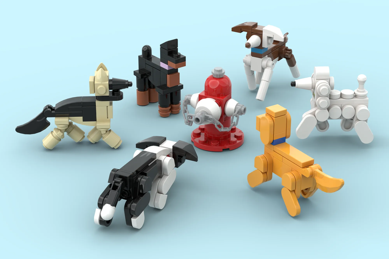 Lego dog build new arrivals