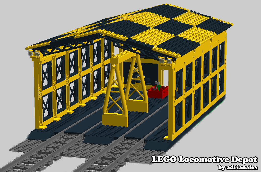 Lego cheap train depot