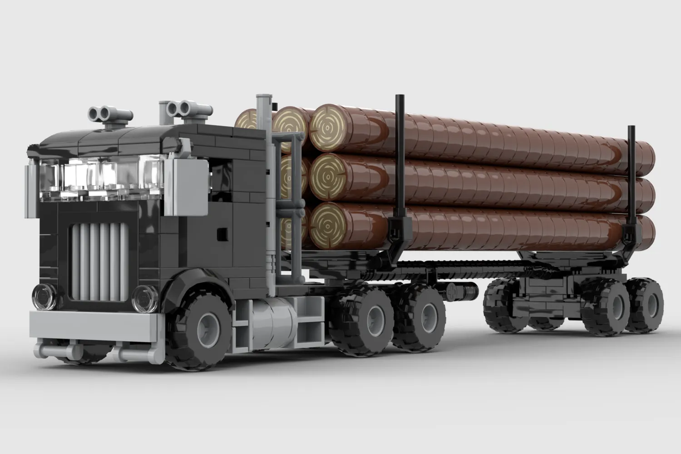 LEGO IDEAS Truck With Log Trailer