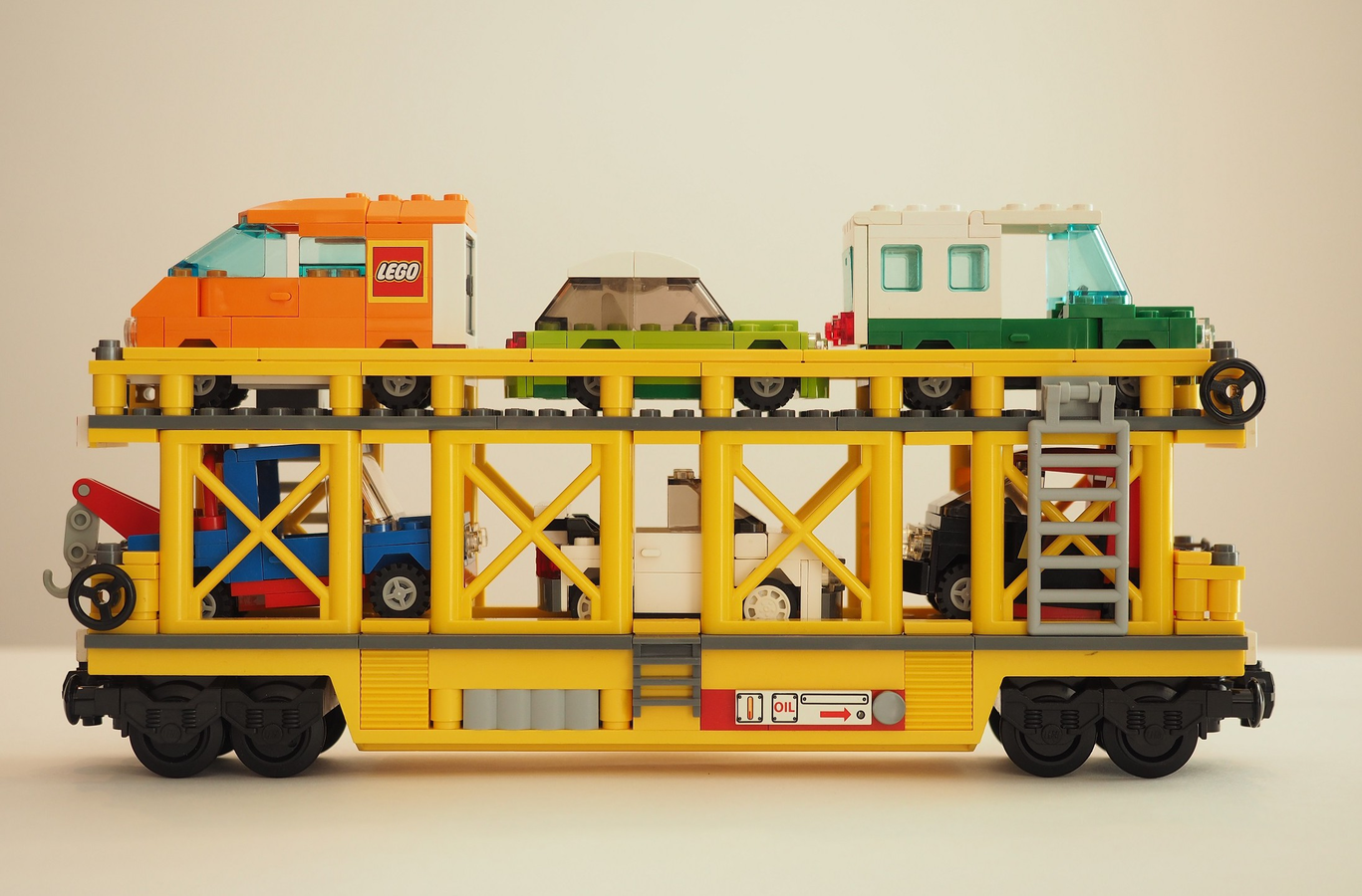 LEGO IDEAS Train Car Carrier with Six Cars