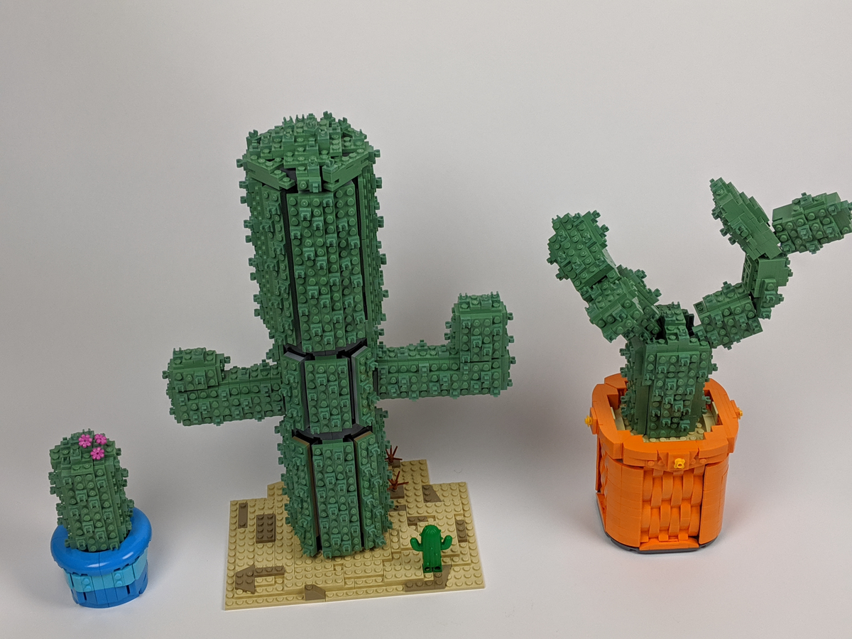 LEGO Cactus Diorama Tutorial 