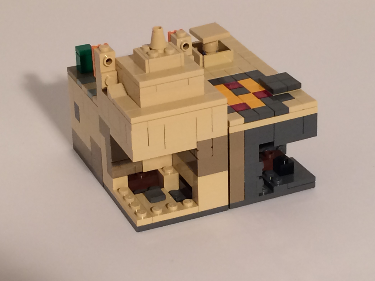 lego minecraft desert temple
