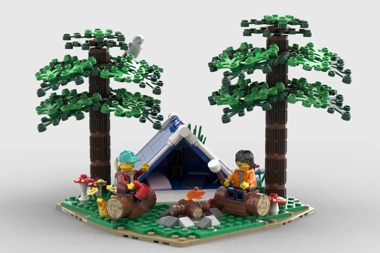 Lego tent hot sale set