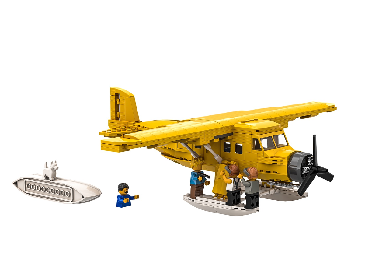 Moc- Tryphon Tournesol (Tintin's Comics) : r/lego