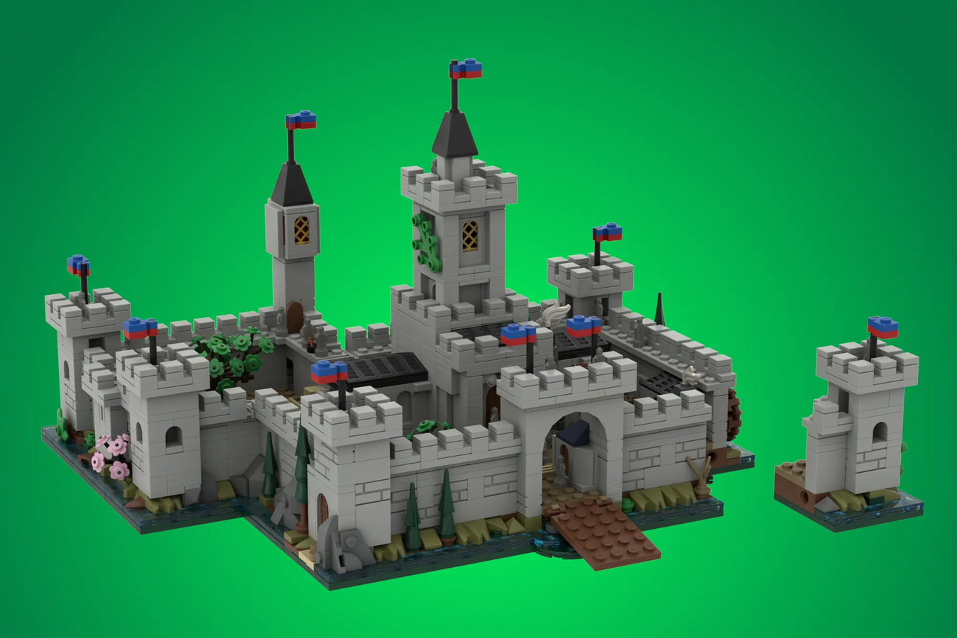 Lego modular castle hot sale