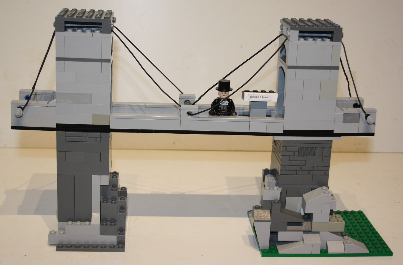 Suspension discount bridge lego