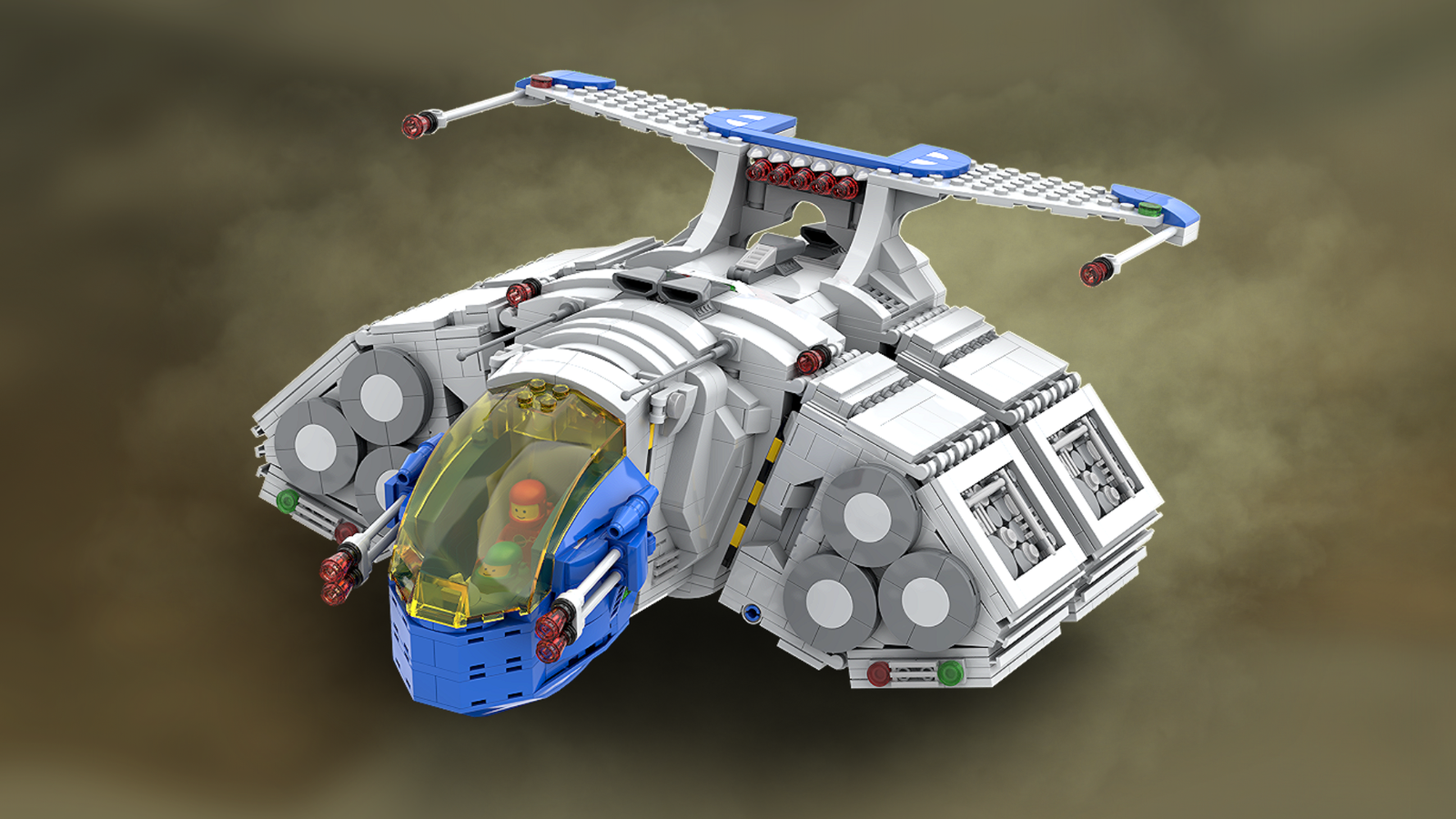 LEGO IDEAS Classic Space Heavy Dropship LL Behemoth