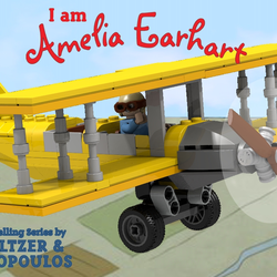 amelia earhart toy plane