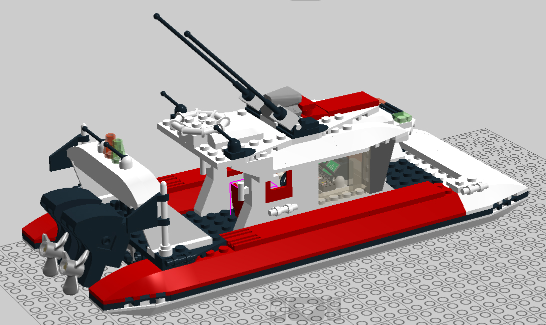 lego rescue boat instructions