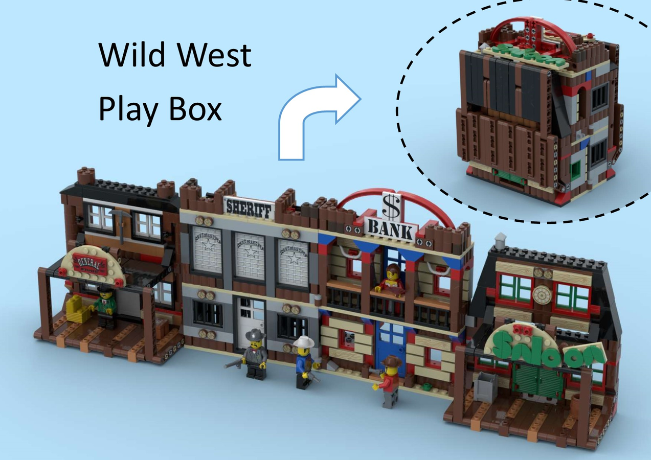 LEGO IDEAS Wild West Play Box