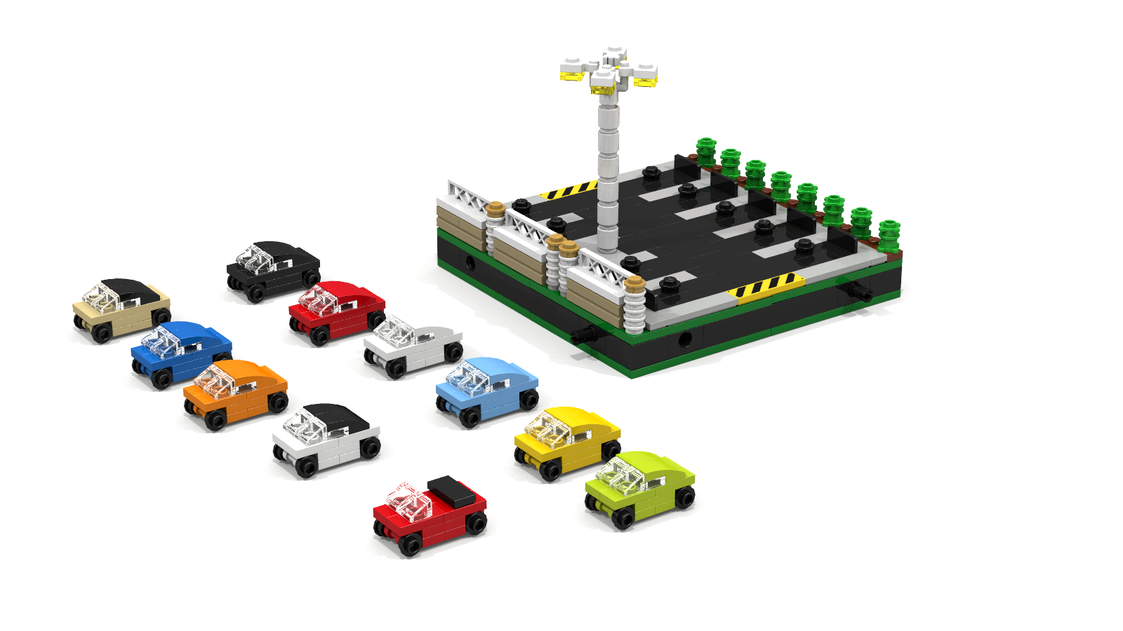 Lego car park on sale