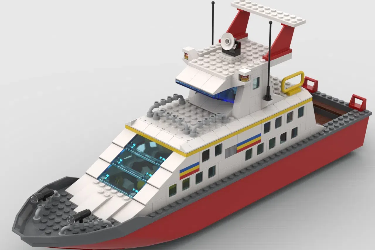 yacht lego