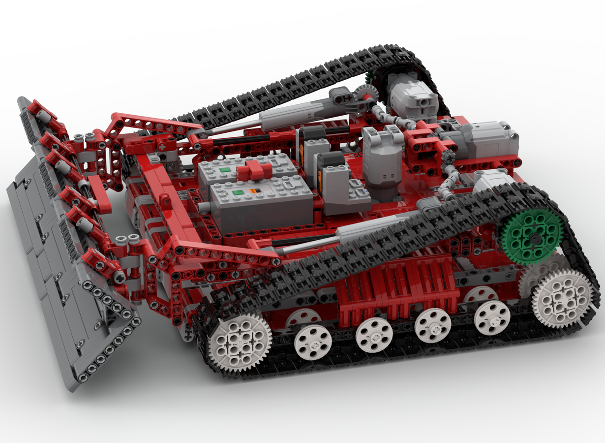 LEGO IDEAS Agria 9600 RC High Grass Rotary Mulcher Snow Plow