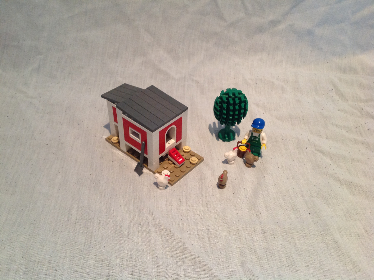 Lego the best sale chicken coop