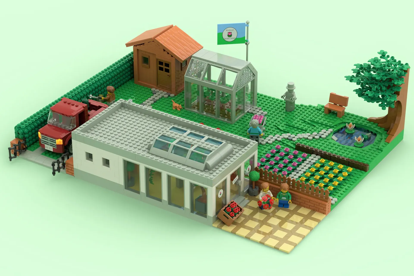 LEGO IDEAS Bricktown Garden Centre
