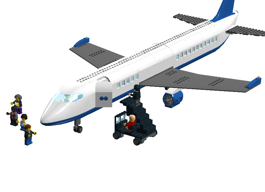 united airlines lego set