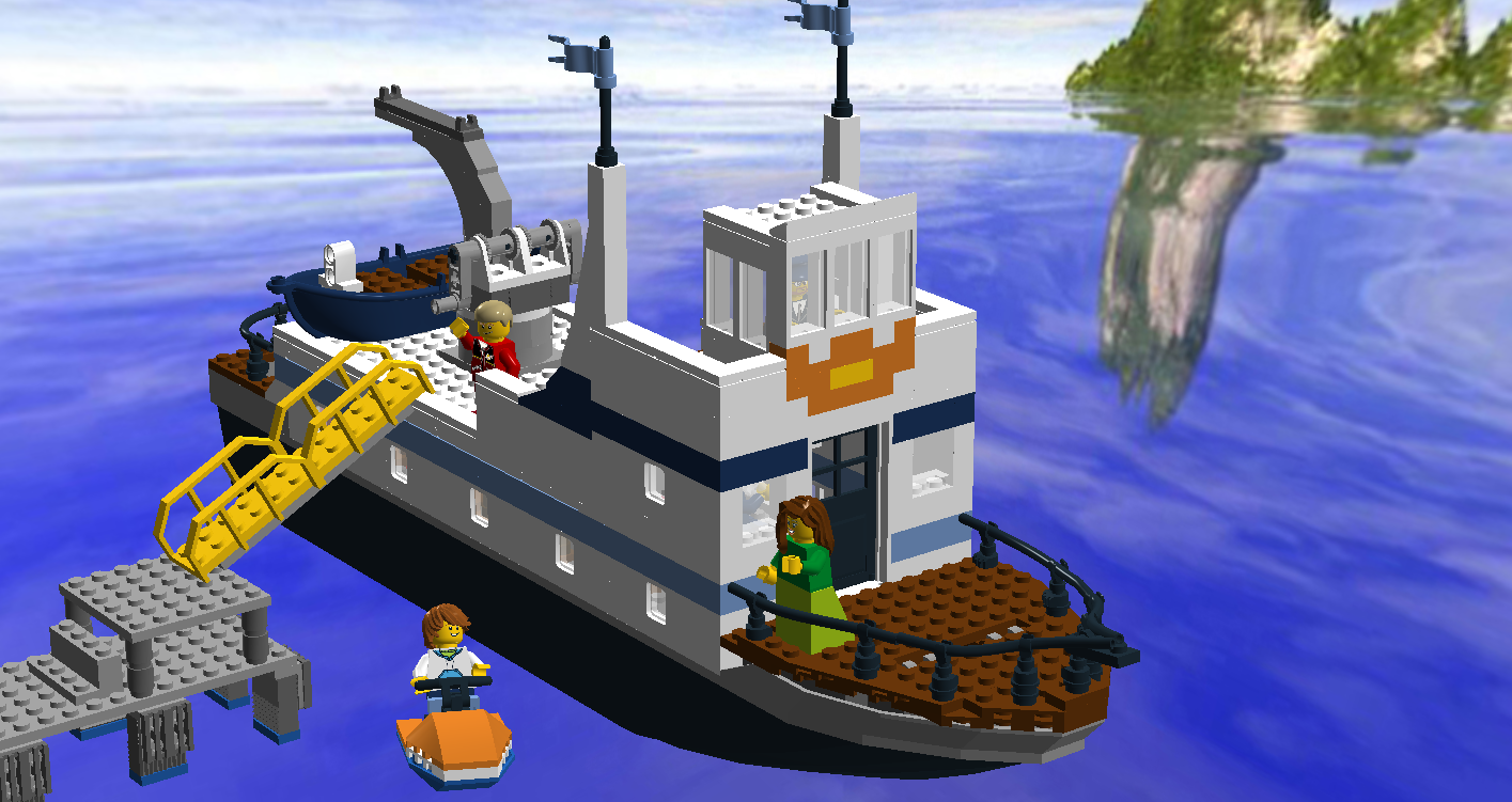 Crab Boat  Lego boat, Lego ship, Lego