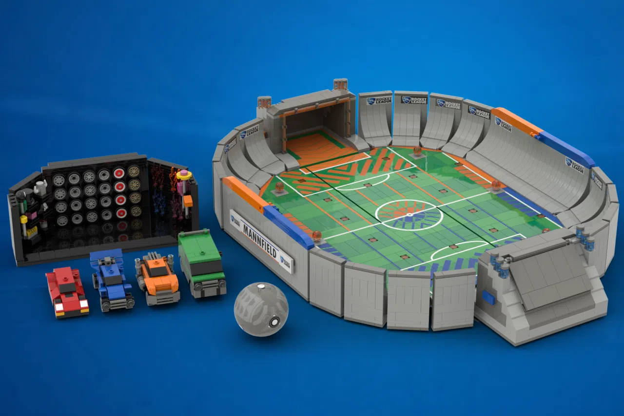 Rocket league lego set new arrivals