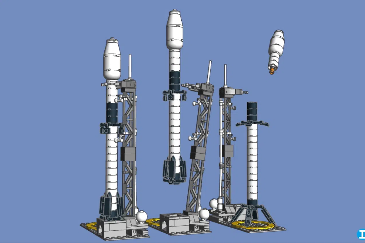 Lego ideas 2024 falcon heavy