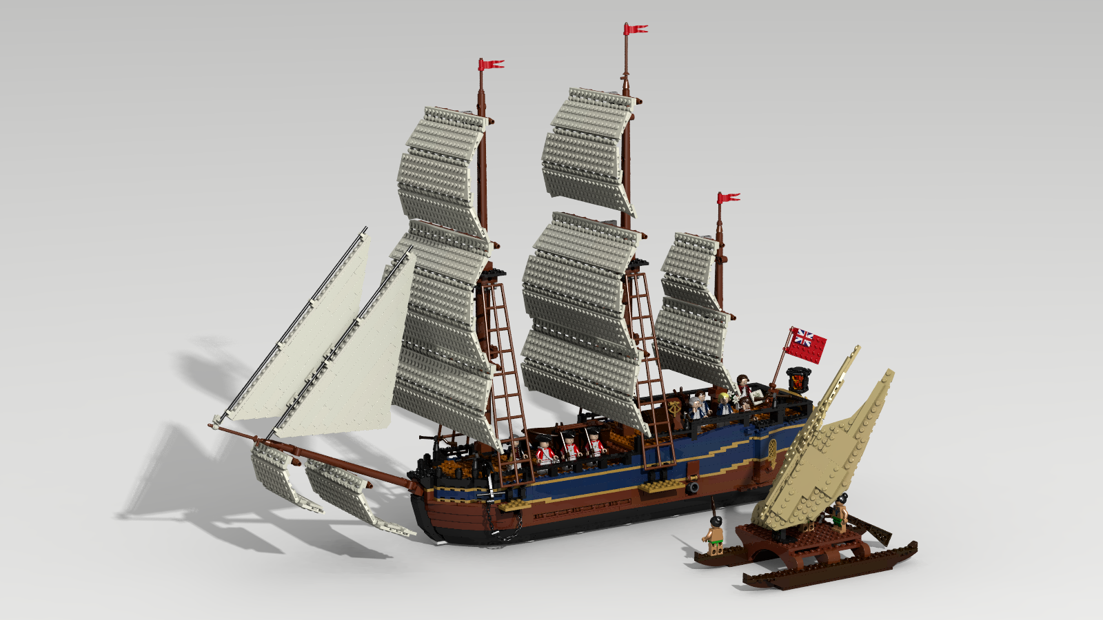 LEGO IDEAS - James Cook and the HMS Endeavour