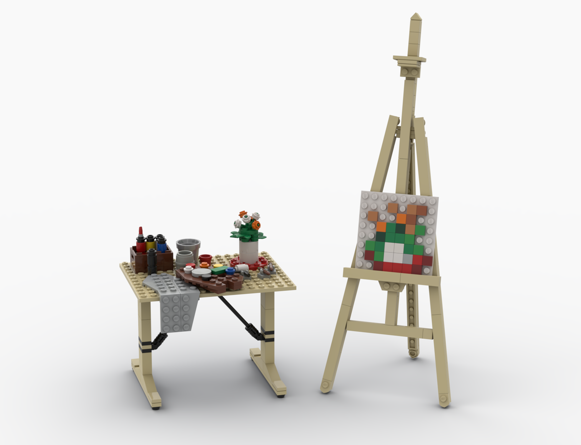 LEGO IDEAS The Painters Workplace