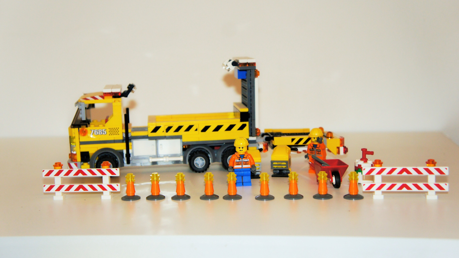 Lego yellow best sale construction truck