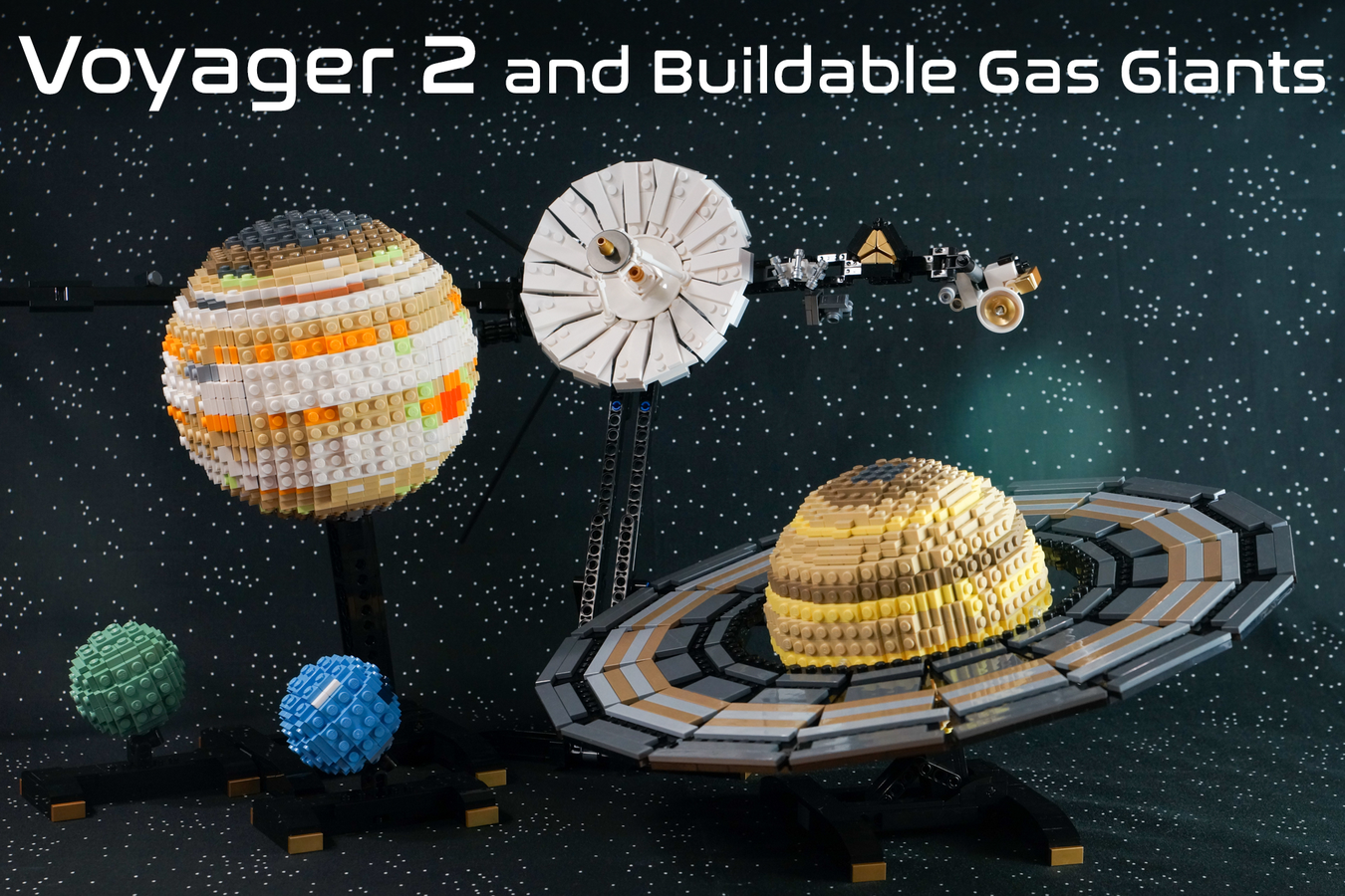 LEGO IDEAS NASA Voyager 2 and Buildable Gas Giant