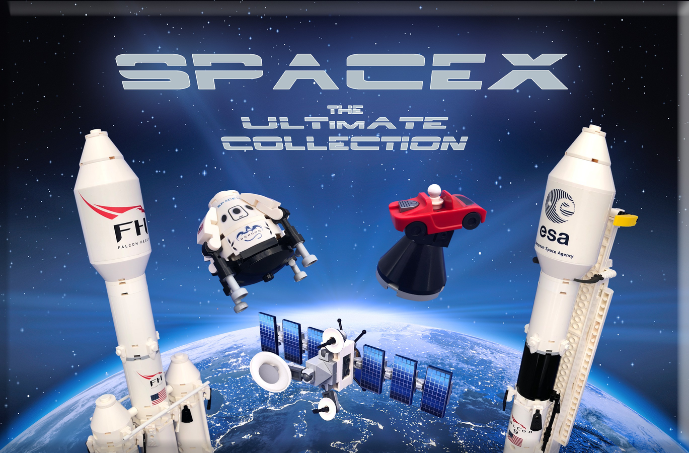 Since everyone is posting about their LEGO rockets, here's my full  collection! Instructions:  :  r/SpaceXMasterrace