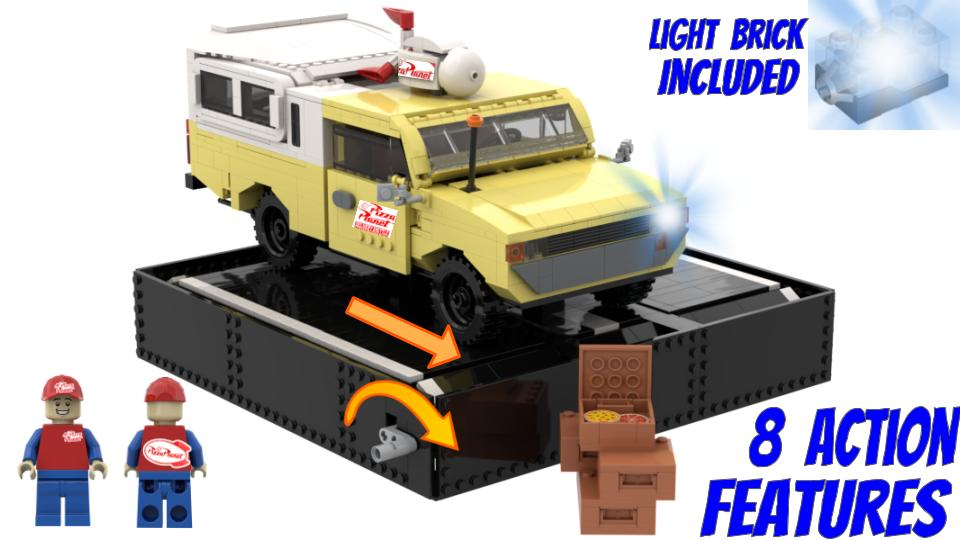 Pizza car hot sale lego