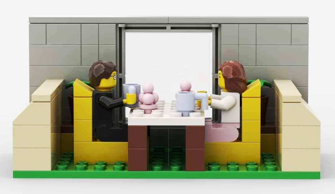 LEGO IDEAS Date Night 2in1 Dinner for Two and Private Movie