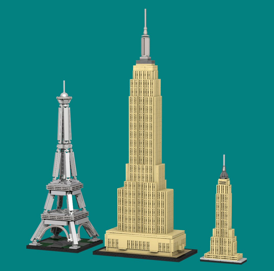 Lego king kong empire state online building