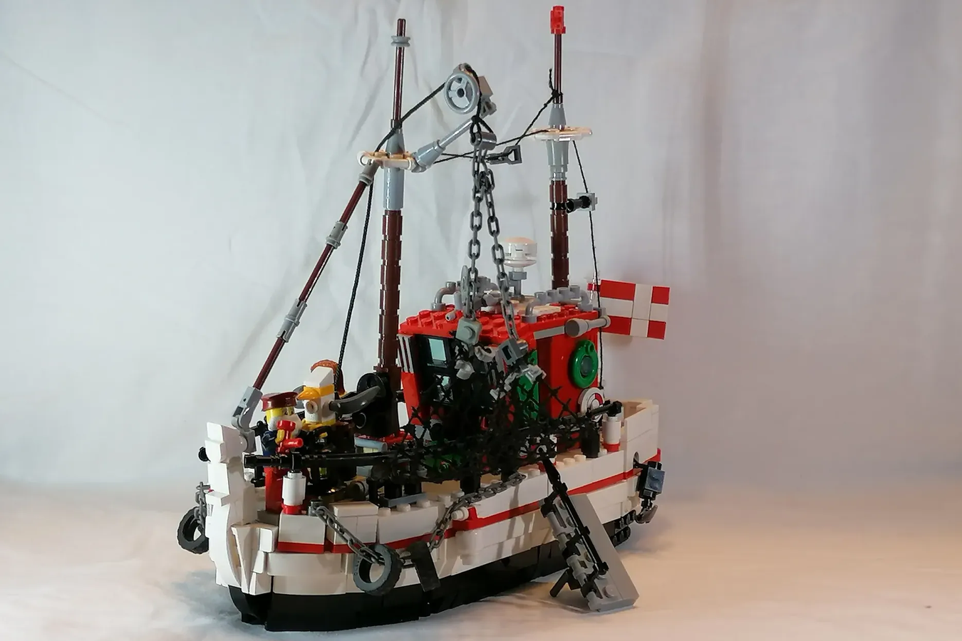 The Great Fishing Boat  Lego boat, Lego ship, Lego creations