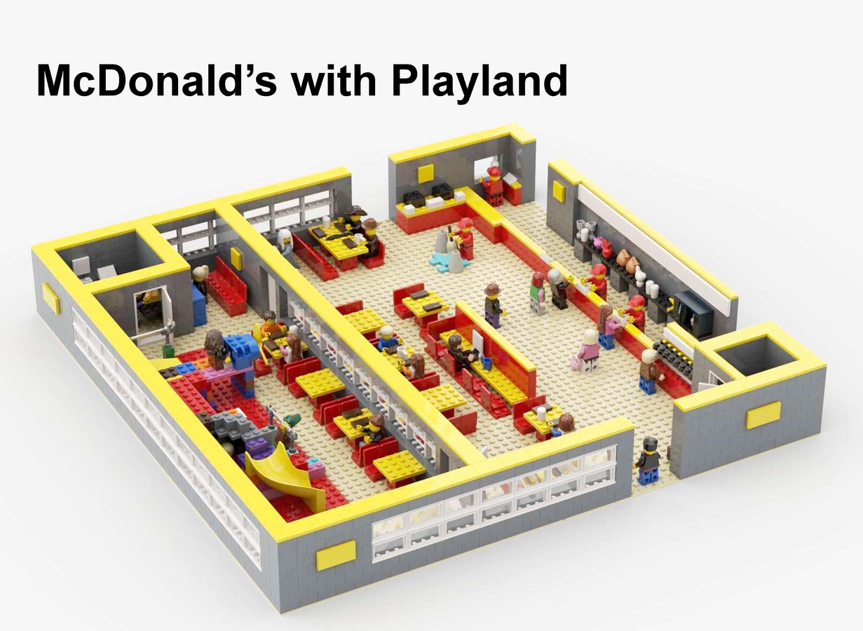 Lego mcdonald hot sale