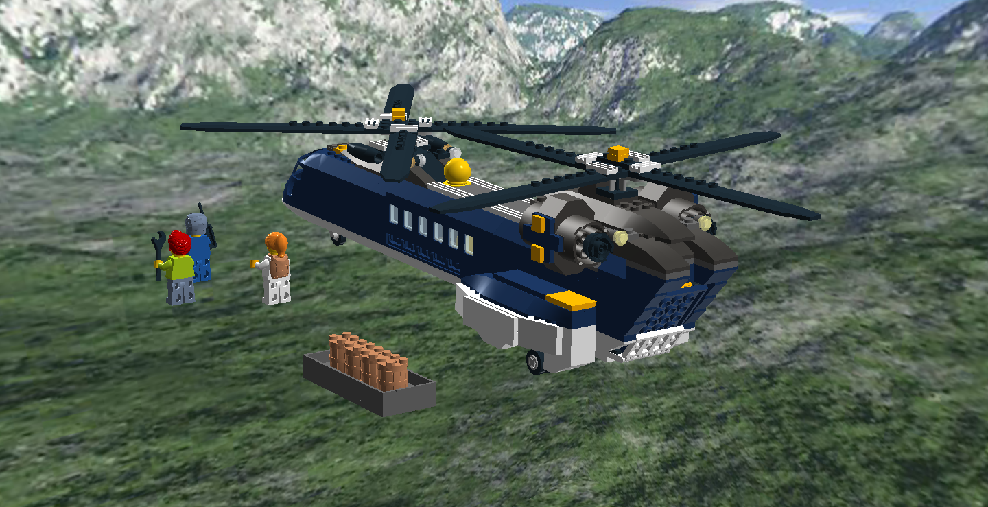 LEGO IDEAS Rescue and transport helicopter