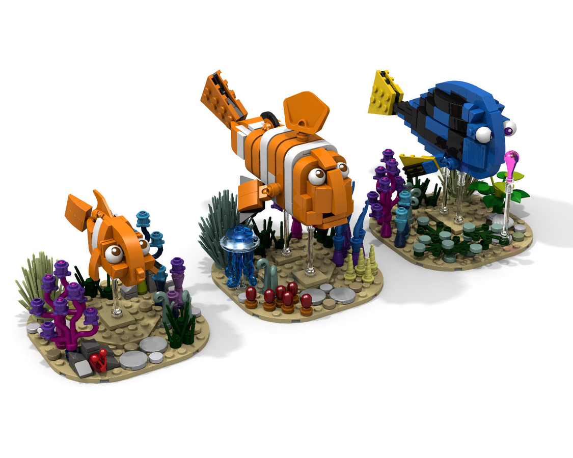 Lego on sale finding nemo