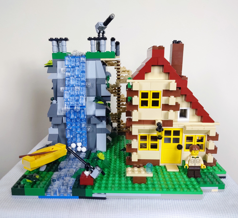 LEGO IDEAS Cabin by the Waterfall