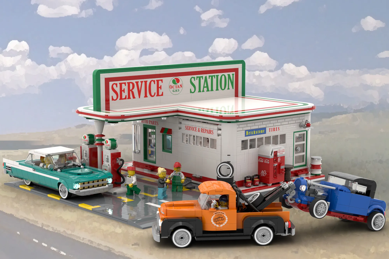 Lego octan best sale petrol station