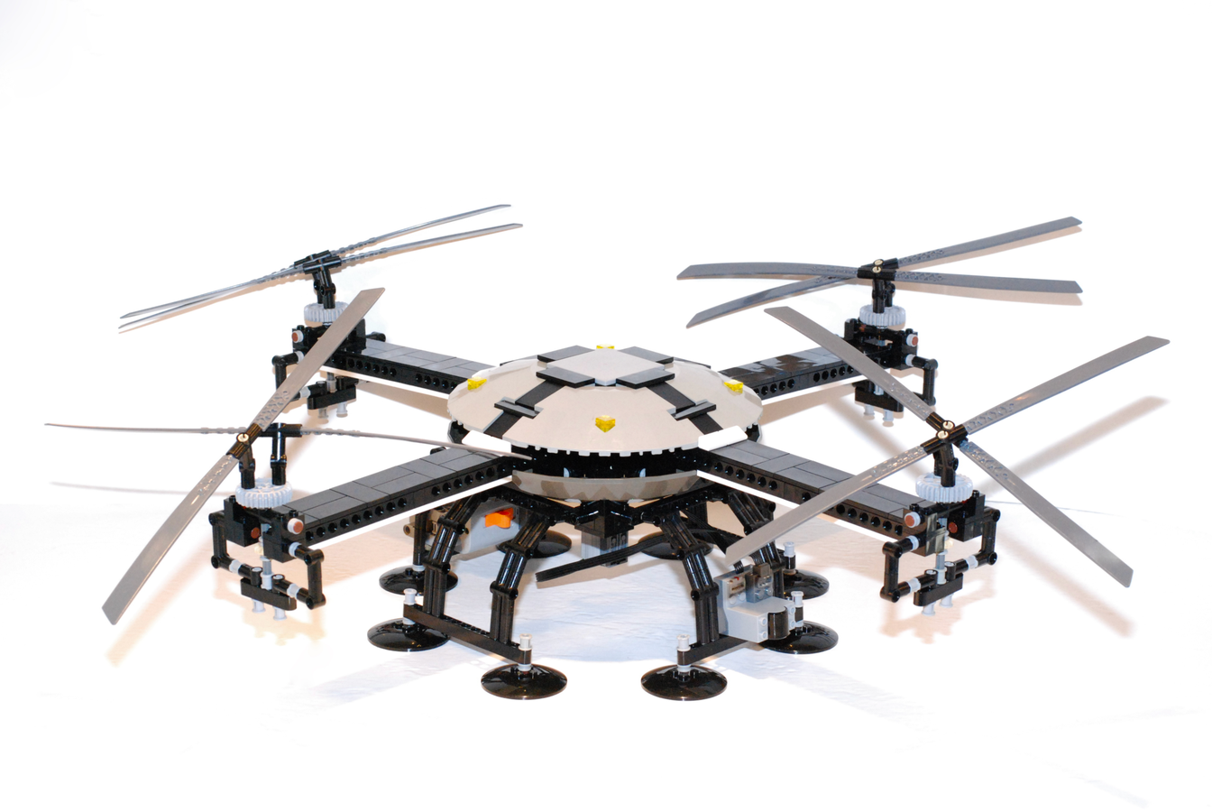 LEGO IDEAS LEGO Quadcopter With Working Remote Controlled