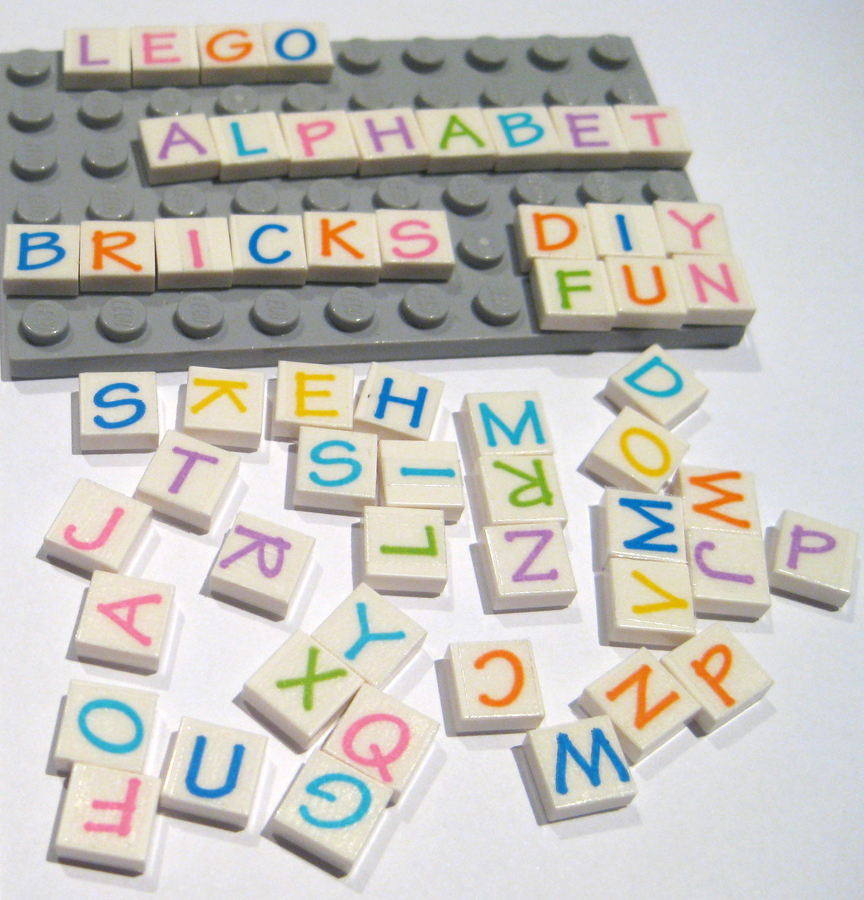 Lego brick letters hot sale